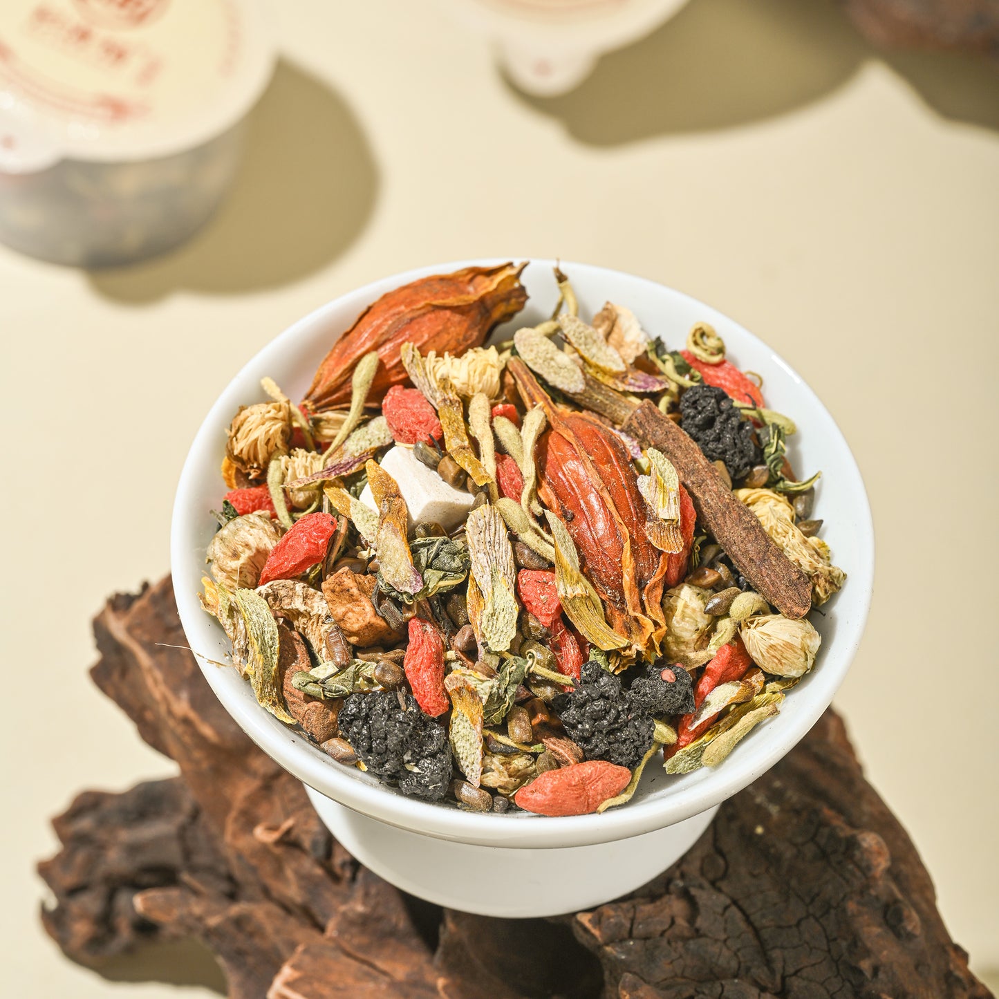 Chrysanthemum Dendrobium and wolfberry cassia seed tea